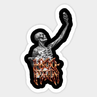 Industrial Hip Hop 1 800 PAIN Sticker